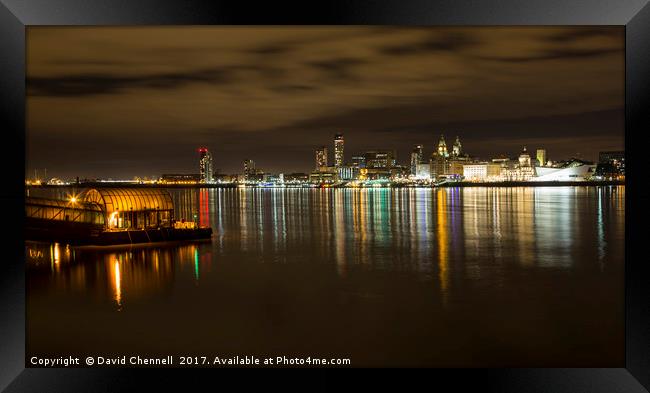 Liverpool Waterfront    Framed Print by David Chennell