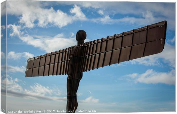 Angel of the North Sculpture Canvas Print by Philip Pound