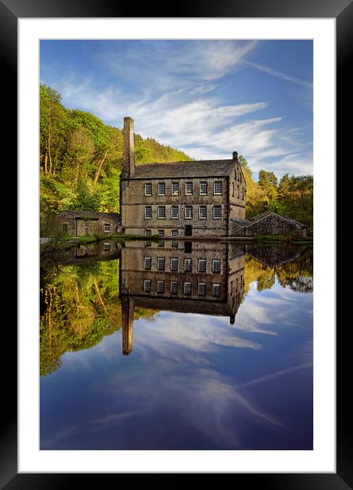 Portrait of Gibson Mill                            Framed Mounted Print by Darren Galpin