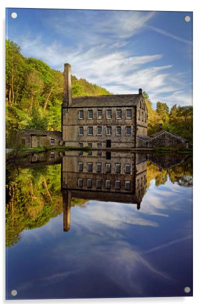Portrait of Gibson Mill                            Acrylic by Darren Galpin