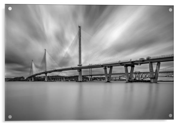 The Queensferry Crossing Acrylic by overhoist 
