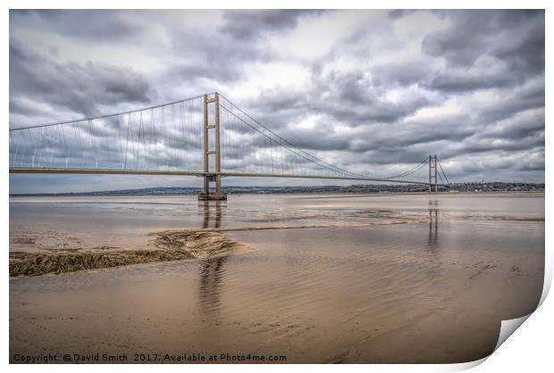 Across The Humber Print by David Smith