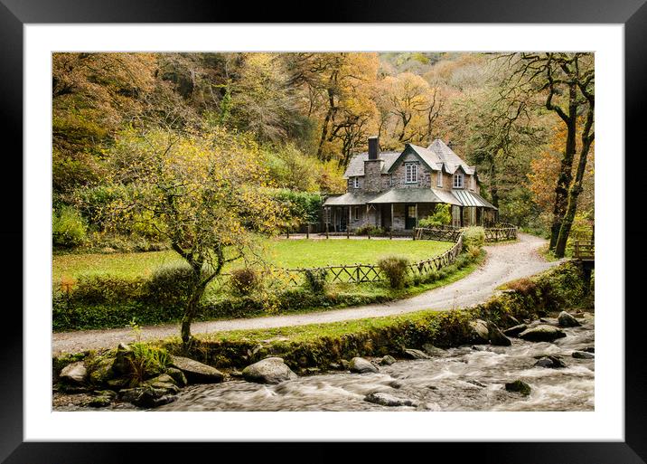 Watersmeet House Framed Mounted Print by Bob Small