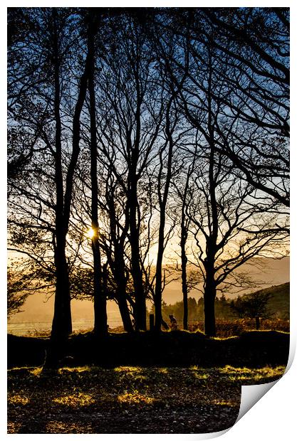 A Quantock Sunset Print by Bob Small