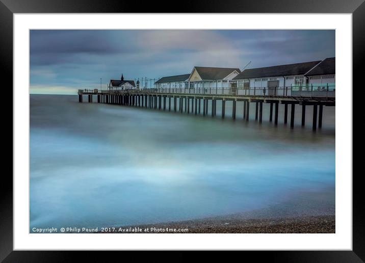 Southwold Pier Framed Mounted Print by Philip Pound