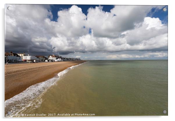 Huge Fluffy Clouds at Deal Acrylic by Kentish Dweller