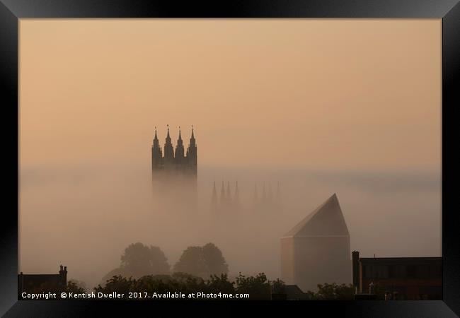 Cathedral in the Mist Framed Print by Kentish Dweller