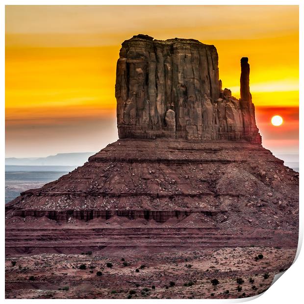 Sunrise in Utah  Print by Steve Lansdell