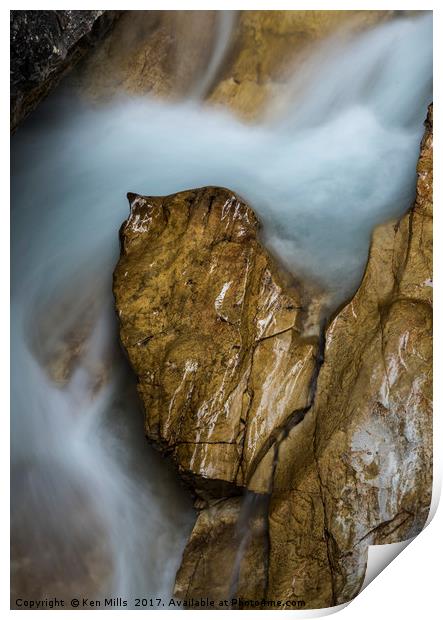 Marble Canyon - Alberta Canada Print by Ken Mills