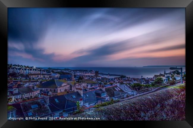 St Ives at Dawn Framed Print by Philip Pound