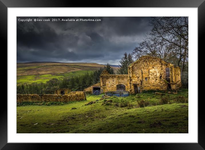 Lost in Nidderdale Framed Mounted Print by kevin cook