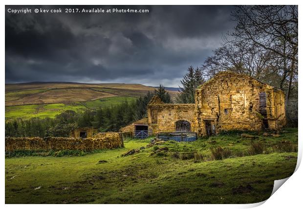 Lost in Nidderdale Print by kevin cook