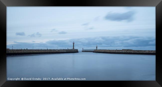 Dusk at Whitby Framed Print by David Oxtaby  ARPS