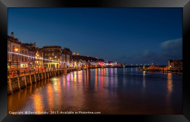 Whitby waterfront Framed Print by David Oxtaby  ARPS