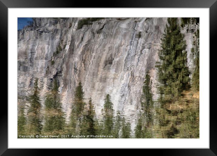 Reversing Reality Yosemites Surreal Reflection Framed Mounted Print by Derek Daniel