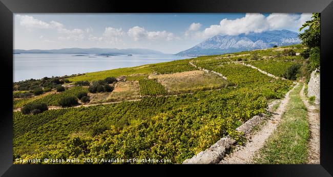 Donja Banda panorama Framed Print by Jason Wells