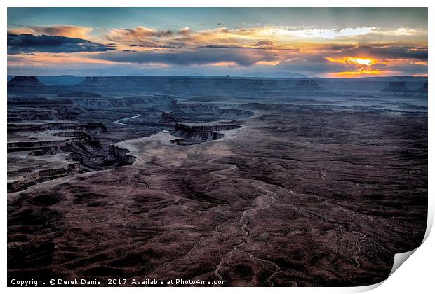 Green River Overlook, Canyonlands, Utah  Print by Derek Daniel