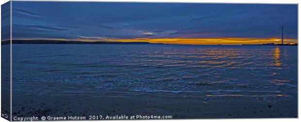 Weymouth Bay Sunrise Canvas Print by Graeme Hutson