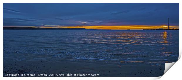 Weymouth Bay Sunrise Print by Graeme Hutson