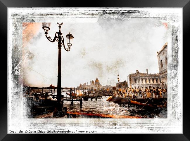 "Old" Venice Framed Print by Colin Chipp
