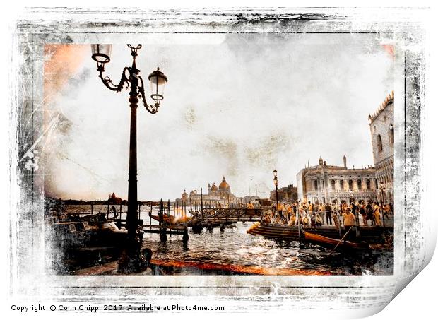 "Old" Venice Print by Colin Chipp