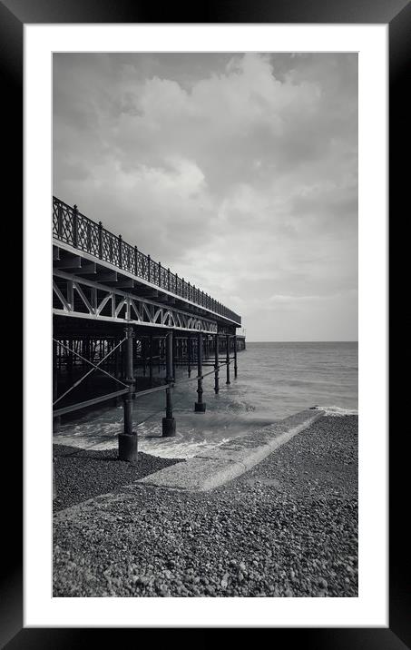 Hastings pier Framed Mounted Print by Sandra Deighan