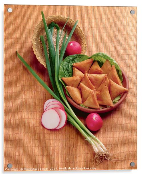 savoury pastels with spring onion Acrylic by PhotoStock Israel