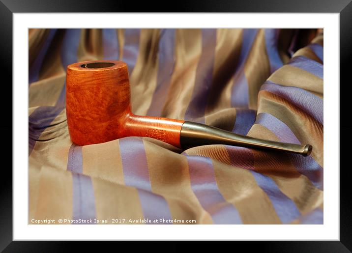 wooden pipe  Framed Mounted Print by PhotoStock Israel