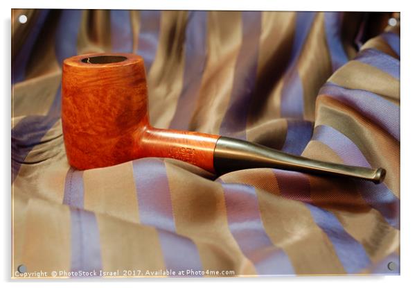 wooden pipe  Acrylic by PhotoStock Israel