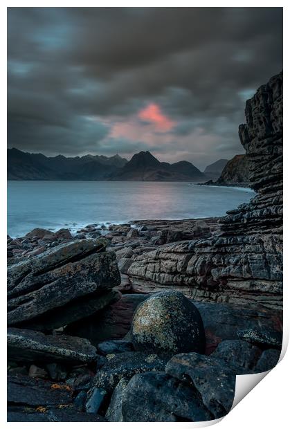 Elgol and the Cuillins Print by Paul Andrews