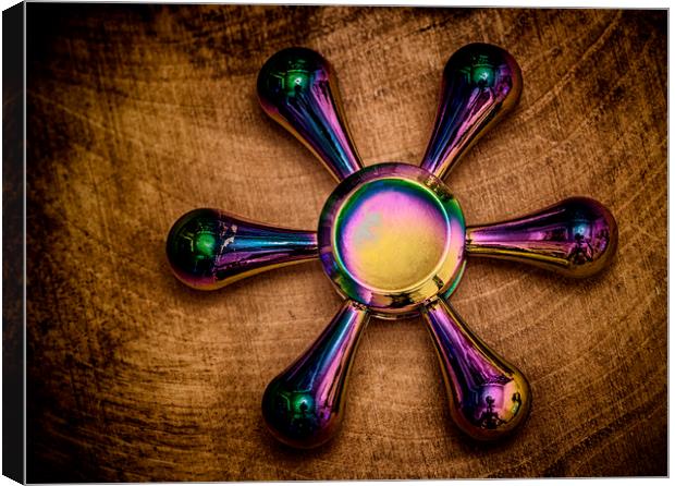 The Fidget Spinner Canvas Print by Jonathan Thirkell