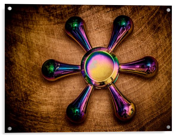 The Fidget Spinner Acrylic by Jonathan Thirkell