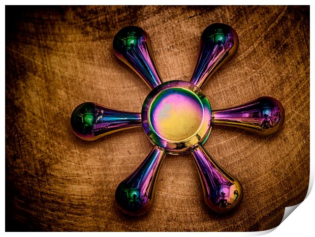 The Fidget Spinner Print by Jonathan Thirkell