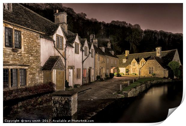 Castle Combe Village Print by tony smith