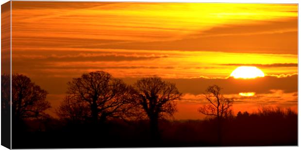 English sunrise Canvas Print by Darren Burroughs