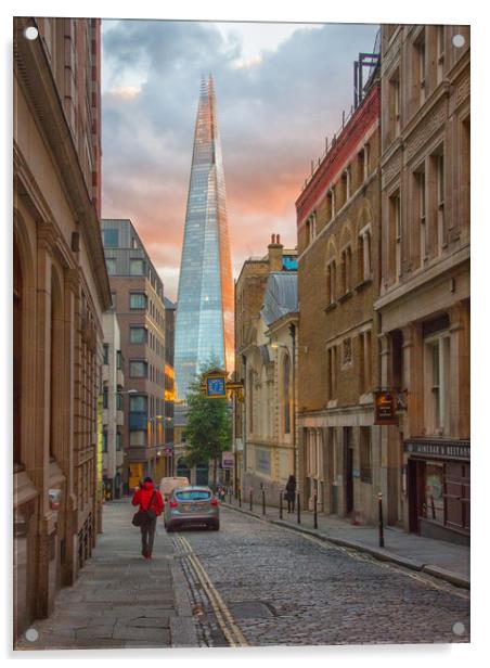 The Shard London Acrylic by Clive Eariss