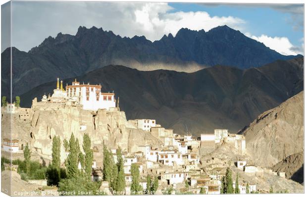 Lamayaru monastery Ladakh, India Canvas Print by PhotoStock Israel