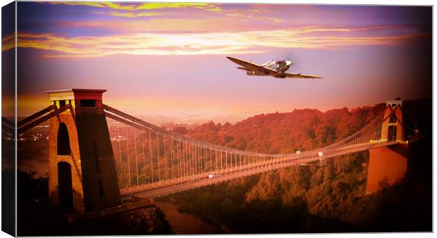 Over The Bridge Canvas Print by J Biggadike