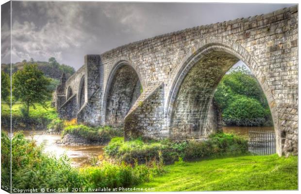 The Auld Brig Canvas Print by Eric Said