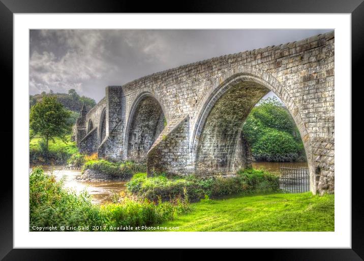 The Auld Brig Framed Mounted Print by Eric Said