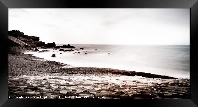 The Breakpoint at Bude Framed Print by Shane Hopkins