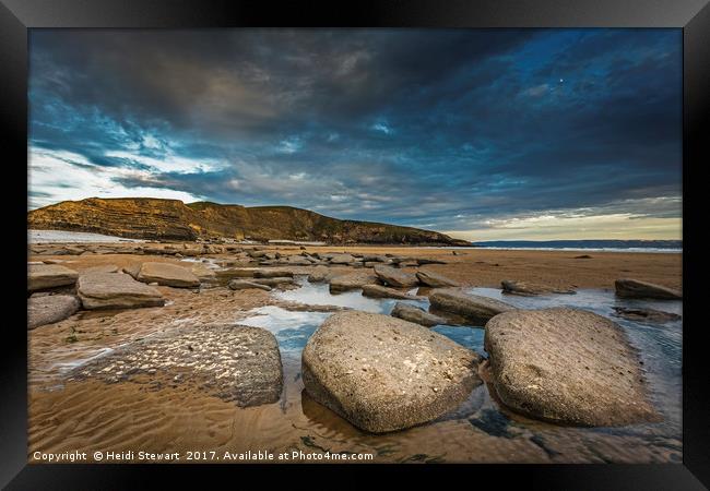 Dunraven Bay South Wales Framed Print by Heidi Stewart
