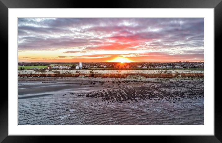 Sunrise over Hunstanton  Framed Mounted Print by Gary Pearson