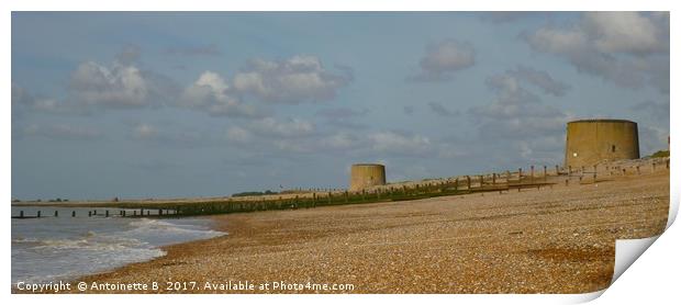 Martello Towers  Print by Antoinette B
