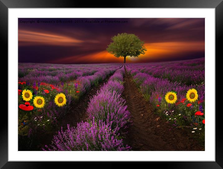 Nature always wears the colors of the spirit.      Framed Mounted Print by Heaven's Gift xxx68