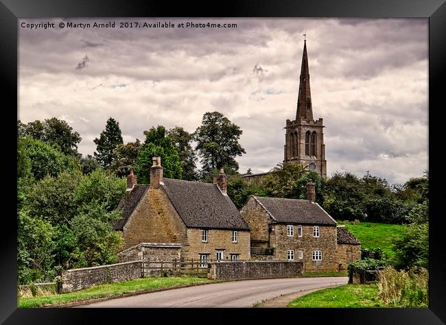Bulwick Village Northamptonshire Framed Print by Martyn Arnold