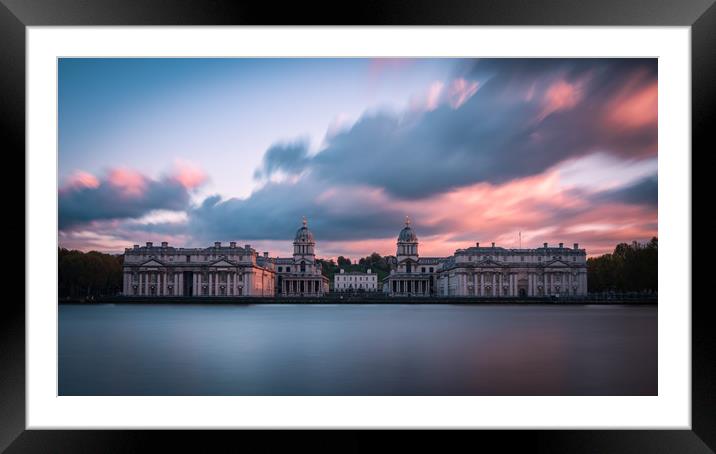 Old Royal Naval College Framed Mounted Print by Daniel Farrington