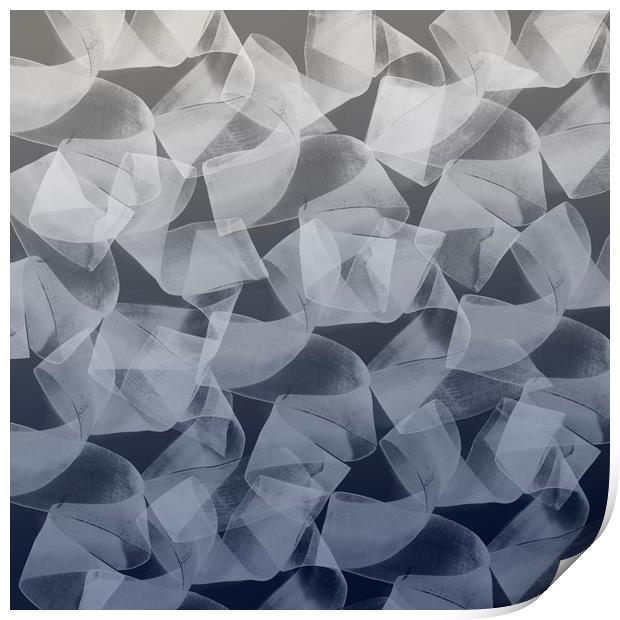 Abstract nylon ribbon pattern Print by Larisa Siverina