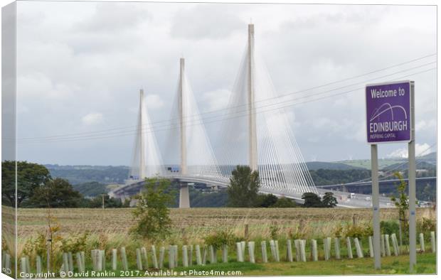 Queensferry crossing over the River Forth Canvas Print by Photogold Prints