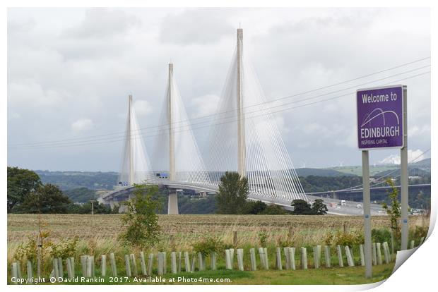 Queensferry crossing over the River Forth Print by Photogold Prints